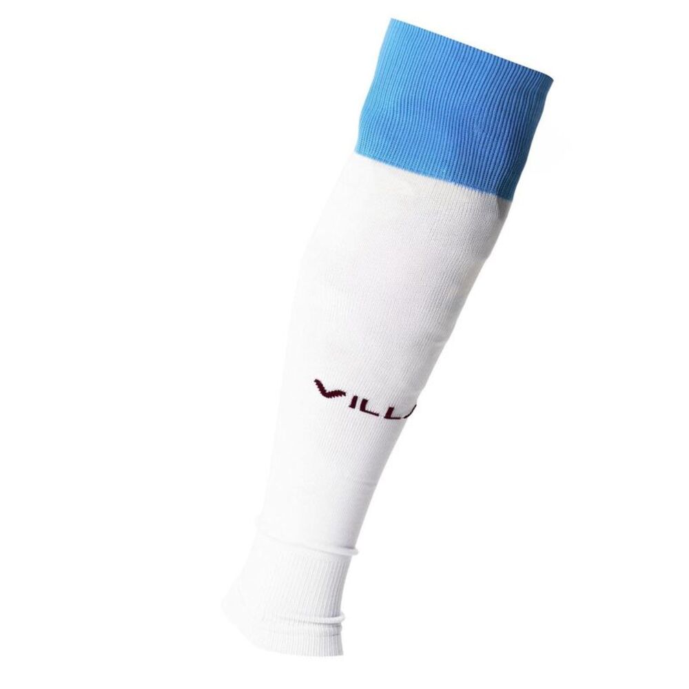 Castore Mens Aston Villa FC Away Socks / White